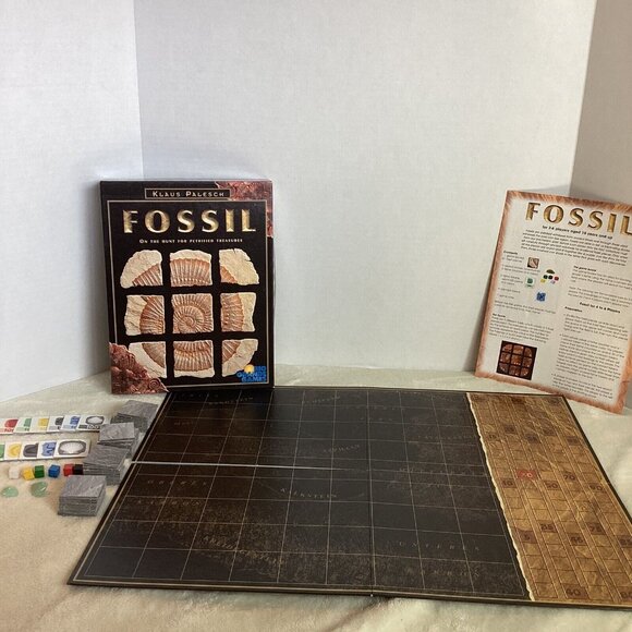 Fossil Puzzle Board Game by Klaus Palesch Rio Grande Games 1998 Complete - Picture 3 of 9